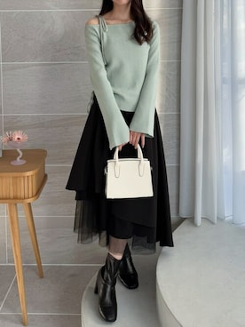 clear(クリア)さん（レディース・153cm）の冬コーディネート