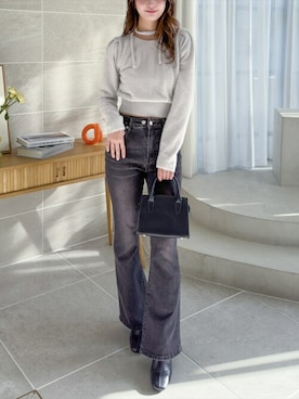 clear(クリア)さん（レディース・161cm）の冬コーディネート