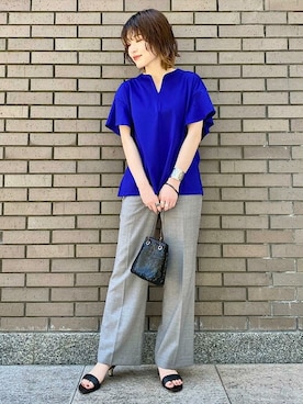 西平さん(レディース・160cm)の春コーディネート