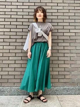 西平さん(レディース・160cm)の夏コーディネート