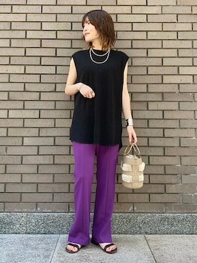 西平さん（レディース・160cm）の夏コーディネート