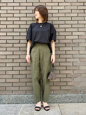 「odub」｜西平さん（レディース・160cm）の夏コーディネート