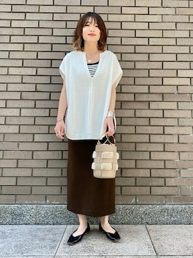 西平さん(レディース・160cm)の夏コーディネート