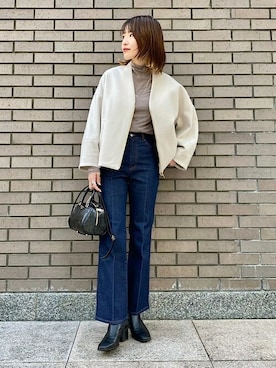 西平さん(レディース・160cm)の秋コーディネート