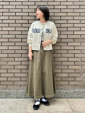 西平さん（レディース・160cm）の秋コーディネート