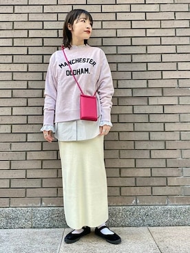 「odub」｜西平さん（レディース・160cm）の秋コーディネート