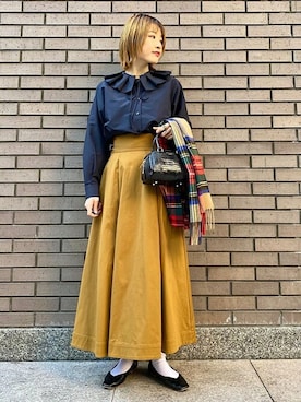 西平さん(レディース・160cm)の秋コーディネート