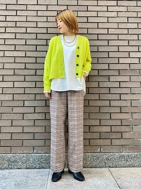「MIKIA」｜西平さん（レディース・160cm）の秋コーディネート