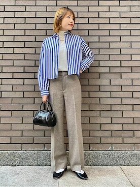「アイテム（その他トップス）」を使った、西平さん（レディース・160cm）の秋コーディネート