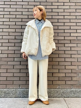 西平さん（レディース・160cm）の冬コーディネート