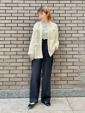 西平さん(レディース・160cm)の冬コーディネート