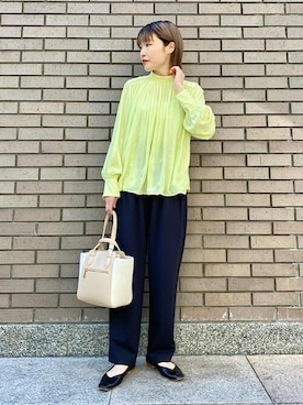 西平さん(レディース・160cm)の冬コーディネート