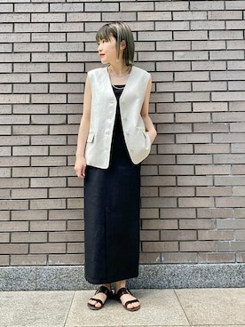 西平さん(レディース・160cm)の春コーディネート