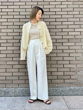 「MIKIA」｜西平さん（レディース・160cm）の春コーディネート