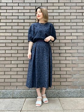 西平さん（レディース・160cm）の春コーディネート