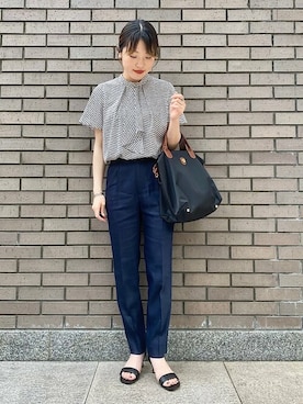 西平さん(レディース・160cm)の春コーディネート