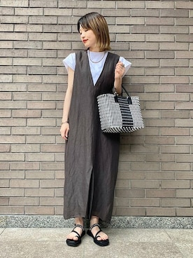 西平さん（レディース・160cm）の夏コーディネート