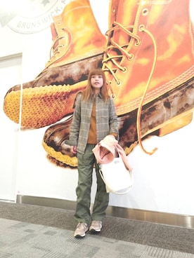 「BeanOutsider」｜「アイテム（バッグ）」を使った、NANさん（レディース・150cm）の秋コーディネート