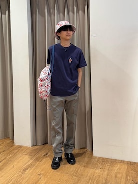 「HYSTERIC GLAMOUR（ヒステリックグラマー）のアイテム（ハット）」を使った、yyoshi0527さん（メンズ・167cm）の夏コーディネート