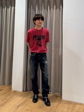 「HYSTERIC GLAMOUR（ヒステリックグラマー）のアイテム（ブレスレット）」を使った、yyoshi0527さん（メンズ・167cm）の夏コーディネート