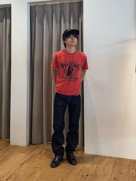 「HYSTERIC GLAMOUR（ヒステリックグラマー）のLADYLAND ACADEMY Tシャツ（Tシャツ/カットソー）」を使った、yyoshi0527さん（メンズ・167cm）の夏コーディネート