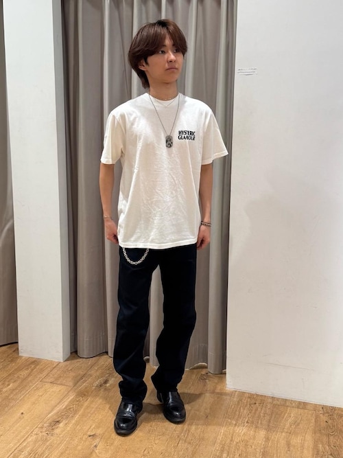 50’S XXブラックデニムストレートパンツ