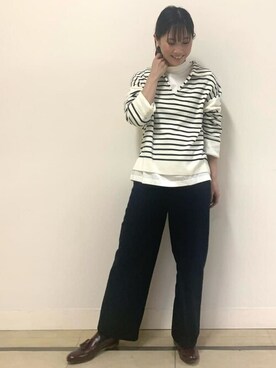 「chausser（ショセ）のアイテム」を使った、numataさん（レディース・158cm）の冬コーディネート