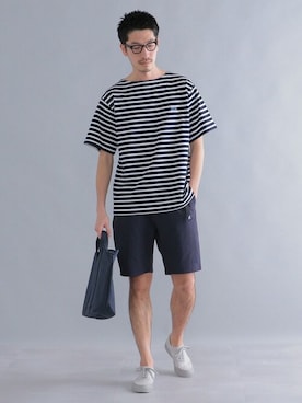 「シップス」｜狩野さん（メンズ・177cm）の春コーディネート