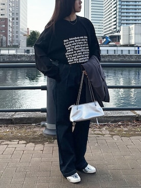 「ISOOK（アイスー）のアイテム」を使った、ISOOKさん（レディース・160cm）の冬コーディネート