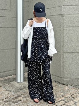 「アイテム（チュニック）」を使った、ISOOKさん（レディース・152cm）の夏コーディネート
