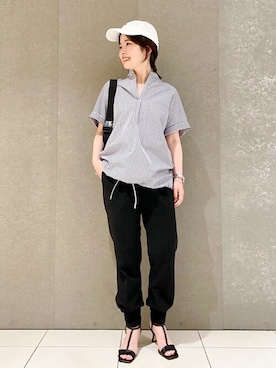 「ノースフェイス」｜Inoueさん（レディース・152cm）の春コーディネート