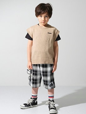 X-girl STAGES・XLARGE KIDSさん（キッズ・113cm）の春コーディネート