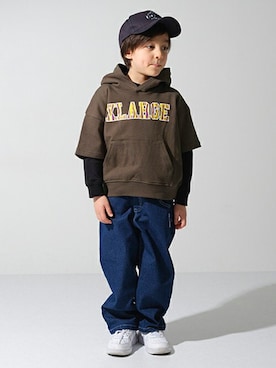 「XLARGE KIDS」｜X-girl STAGES・XLARGE KIDSさん（キッズ・113cm）の春コーディネート