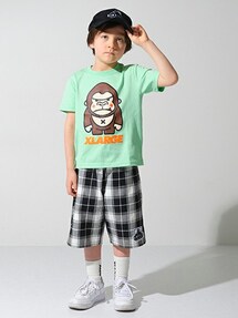 XLARGE KIDS（エクストララージキッズ）の「ファニーゴリラ半袖Tシャツ
