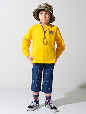 X-girl STAGES・XLARGE KIDSさん（キッズ・113cm）の春コーディネート