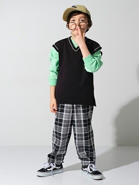 X-girl STAGES・XLARGE KIDSさん(キッズ・113cm)の春コーディネート