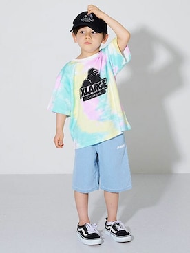X-girl STAGES・XLARGE KIDSさん(キッズ・108cm)の春コーディネート