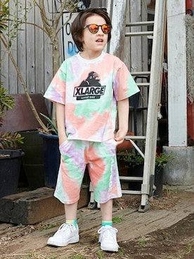 X-girl STAGES・XLARGE KIDSさん(キッズ・113cm)の春コーディネート