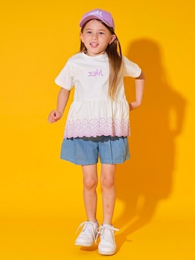 X-girl STAGES・XLARGE KIDSさん(キッズ・107cm)の夏コーディネート