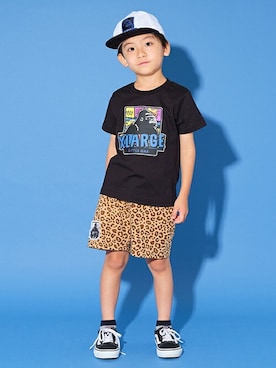 「XLARGE KIDS（エクストララージキッズ）のアイテム」を使った、X-girl STAGES・XLARGE KIDSさん（キッズ・113cm）の夏コーディネート