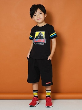 「エクストララージ キッズ」｜X-girl STAGES・XLARGE KIDSさん（キッズ・114cm）の夏コーディネート