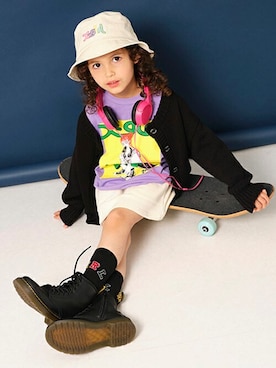 X-girl STAGES・XLARGE KIDSさん（キッズ・110cm）の冬コーディネート