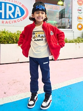 X-girl STAGES・XLARGE KIDSさん（キッズ・113cm）の秋コーディネート