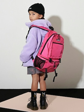 「x-girl stages」｜「アイテム（ジャケット/アウター）」を使った、X-girl STAGES・XLARGE KIDSさん（キッズ・110cm）の秋コーディネート
