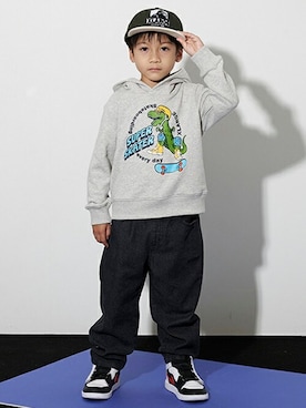 「XLARGE KIDS」｜X-girl STAGES・XLARGE KIDSさん（キッズ・109cm）の秋コーディネート