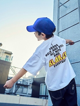 「XLARGE KIDS（エクストララージキッズ）のアイテム」を使った、X-girl STAGES・XLARGE KIDSさん（キッズ・113cm）の冬コーディネート