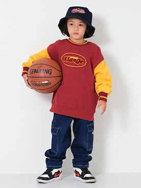 X-girl STAGES・XLARGE KIDSさん（キッズ・109cm）の秋コーディネート