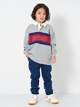 「XLARGE KIDS」｜X-girl STAGES・XLARGE KIDSさん（キッズ・109cm）の秋コーディネート