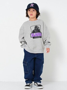 X-girl STAGES・XLARGE KIDSさん（キッズ・109cm）の秋コーディネート