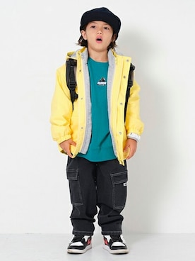 X-girl STAGES・XLARGE KIDSさん（キッズ・109cm）の秋コーディネート